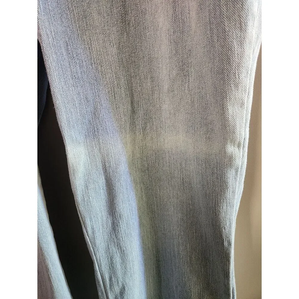 Belle Kim Gravel Believe in Your Beauty Faded Jeans w/ Pearl Accent Size 20WT